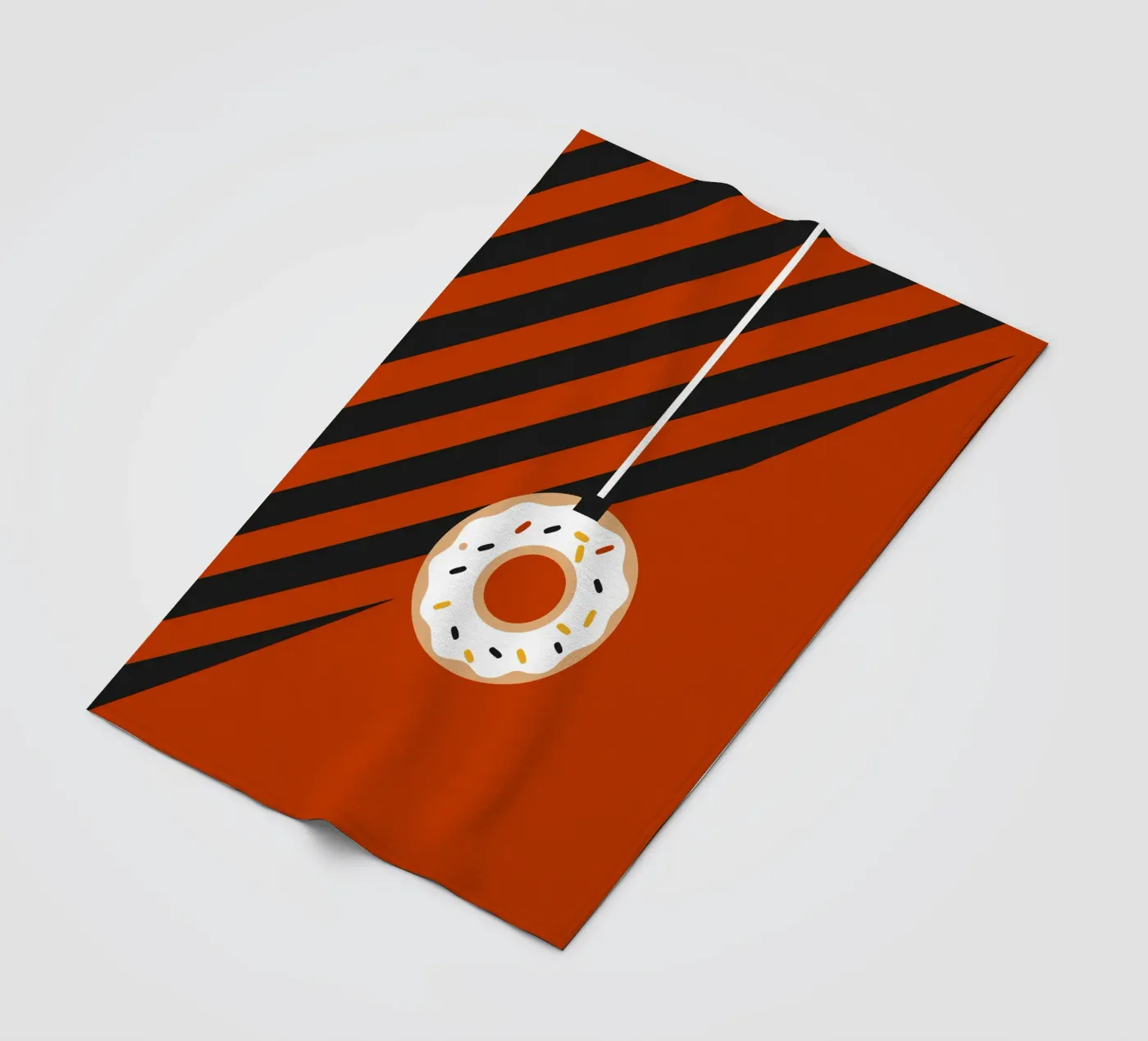 Donuts fleece blanket by LOOK DIFFERENT