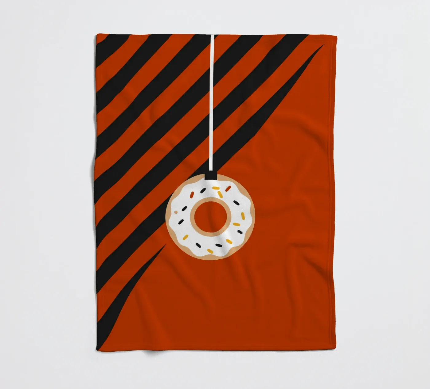 Donuts fleece blanket by LOOK DIFFERENT