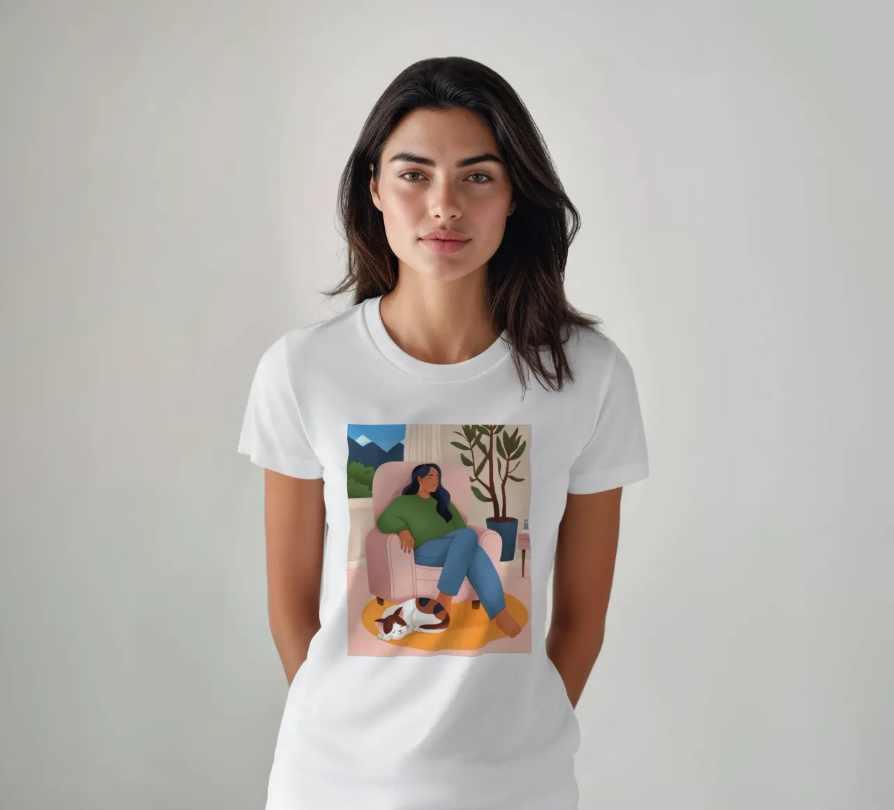 La beatitudine della compagnia rilassata t-shirt da Fine Sanctuary