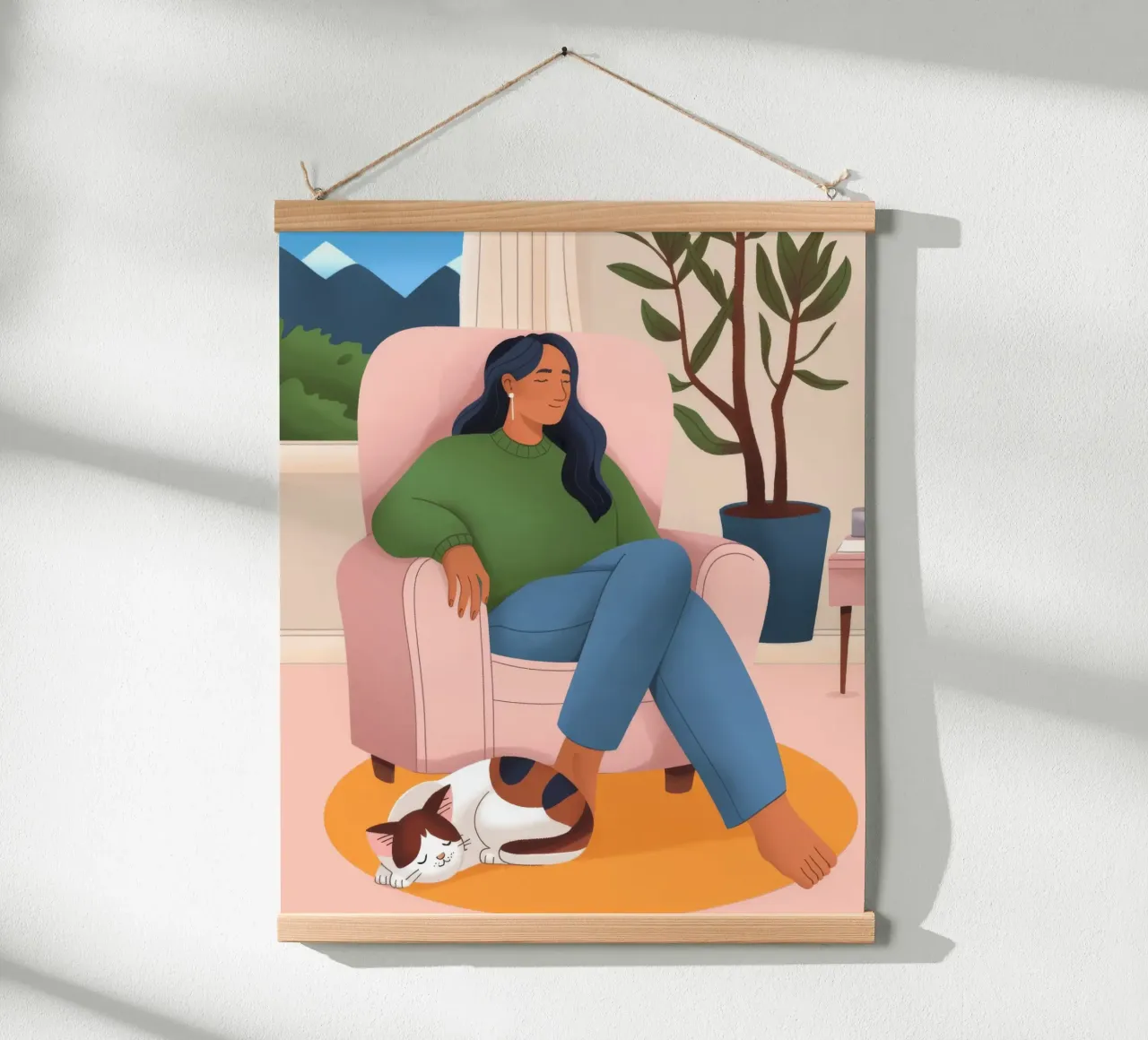 Entspanntes Beisammensein - Glückseligkeit Poster von Fine Sanctuary