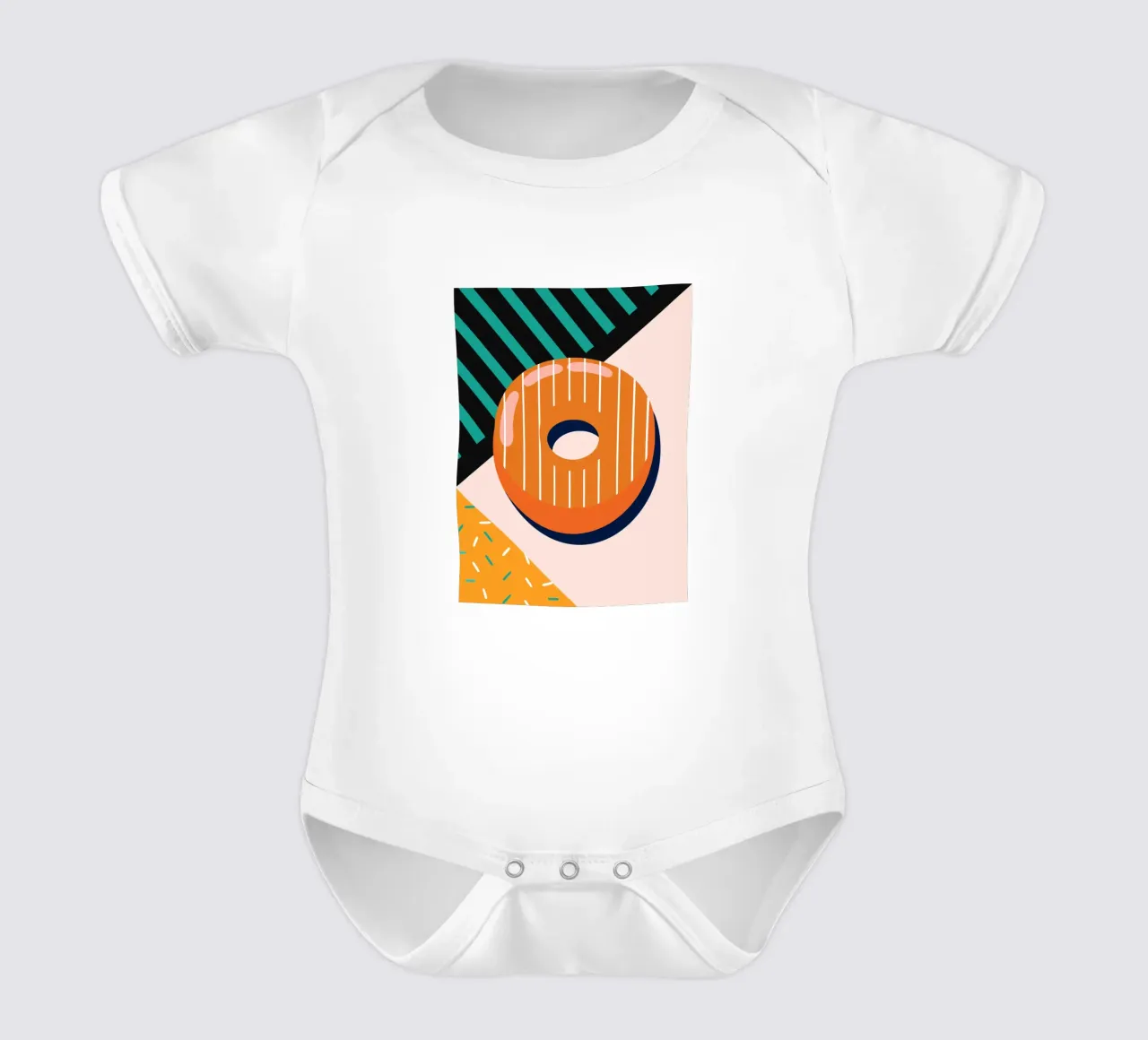 Ciambelle body neonato maniche corte da LOOK DIFFERENT