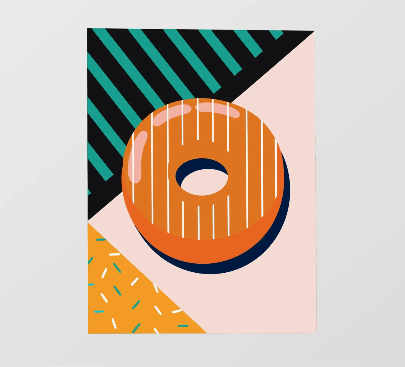 Donuts fotobehang van LOOK DIFFERENT