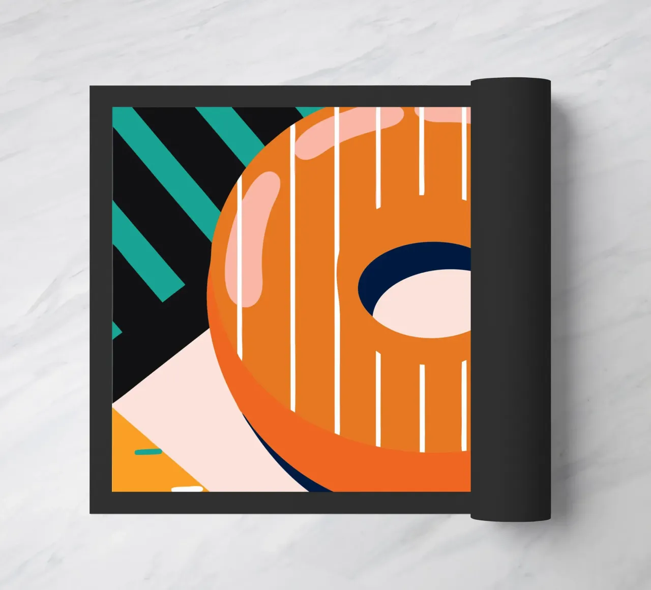 Donuts doormat by LOOK DIFFERENT