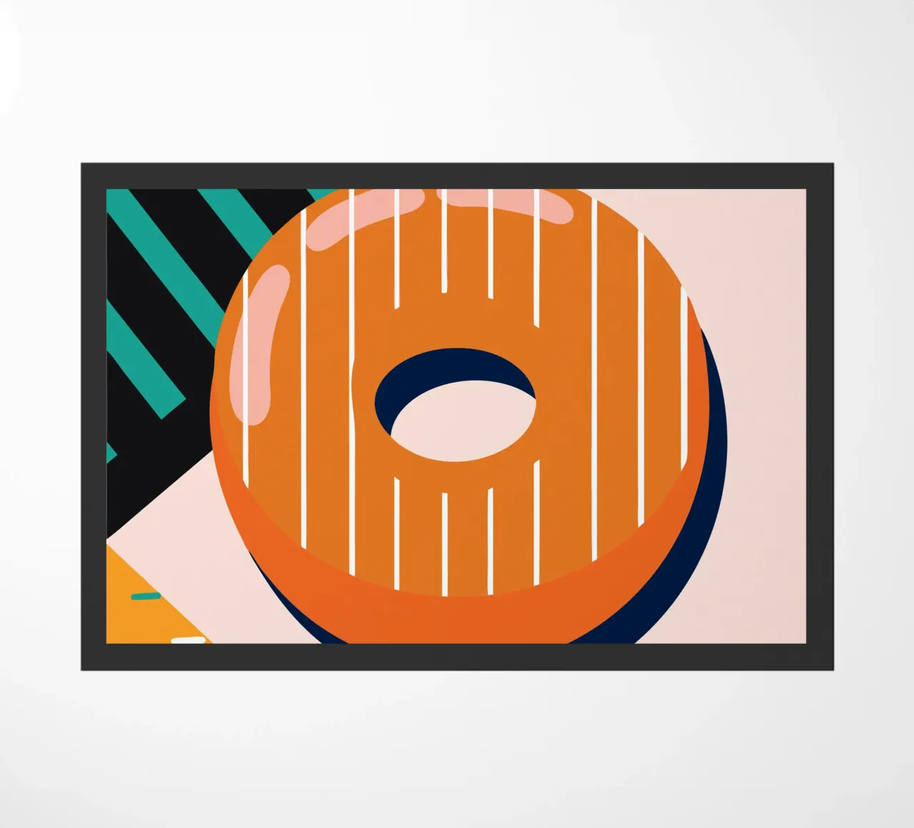 Donuts doormat by LOOK DIFFERENT