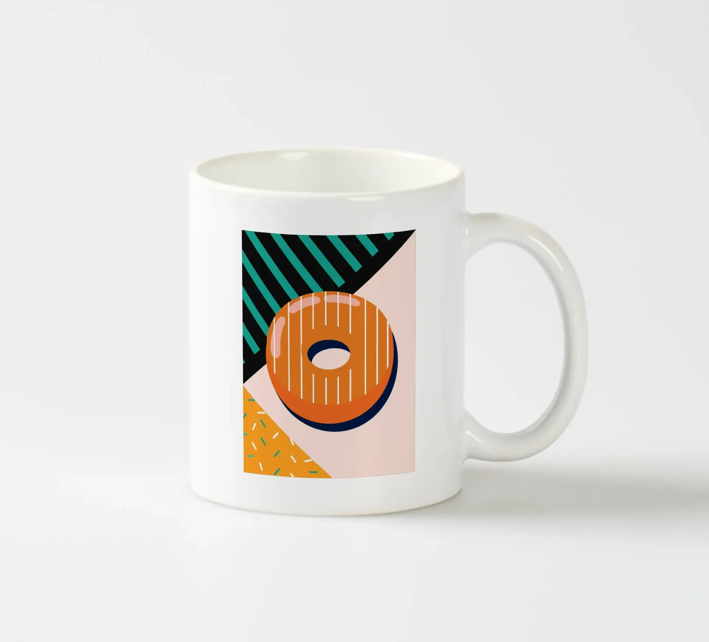 Donuts ceramic mug by LOOK DIFFERENT