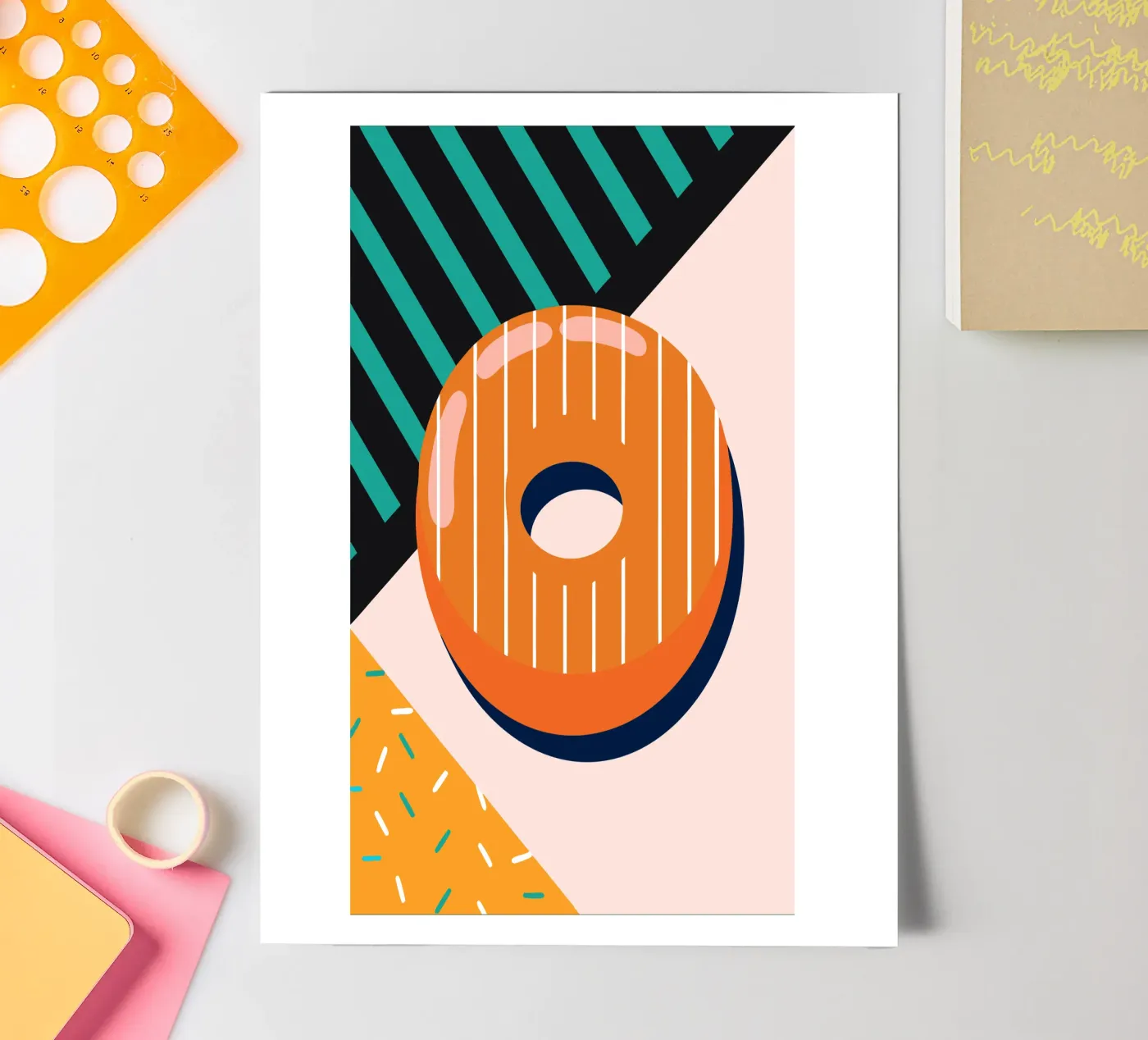 Donuts sticker sheet by LOOK DIFFERENT