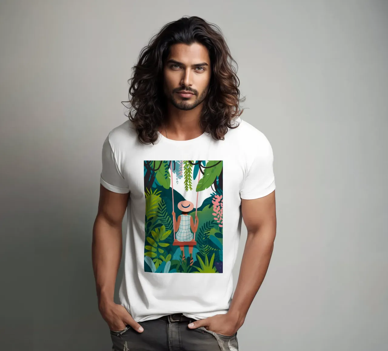 Jungle Swing Reverie t-shirt da Fine Sanctuary