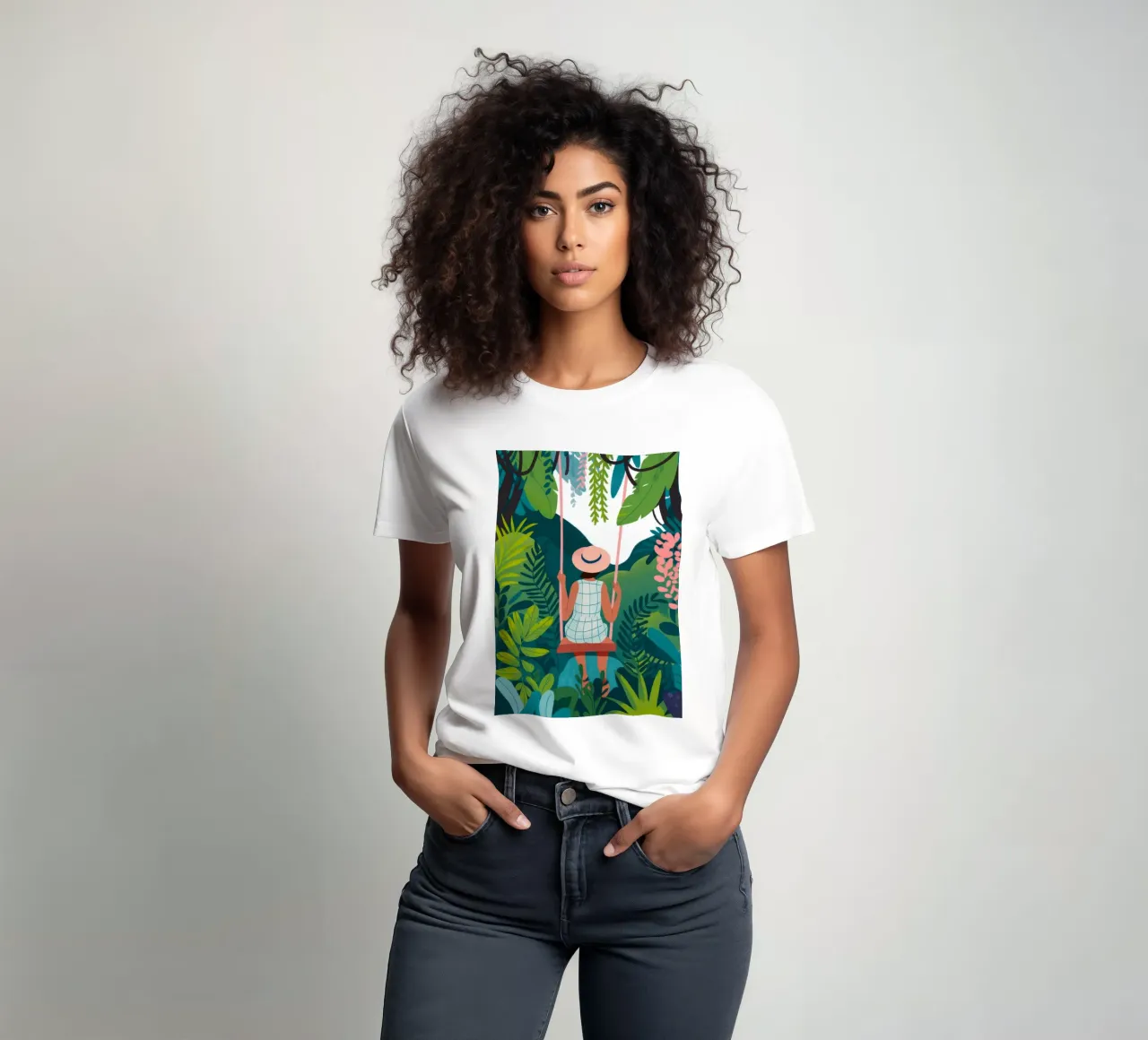 Jungle Swing Reverie t-shirt da Fine Sanctuary