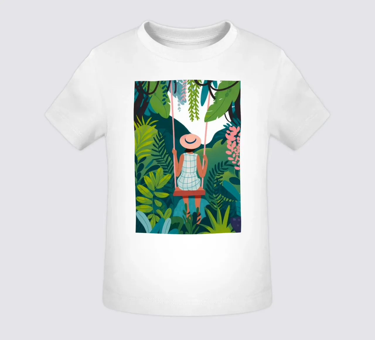 Jungle Swing Reverie maglietta neonato da Fine Sanctuary