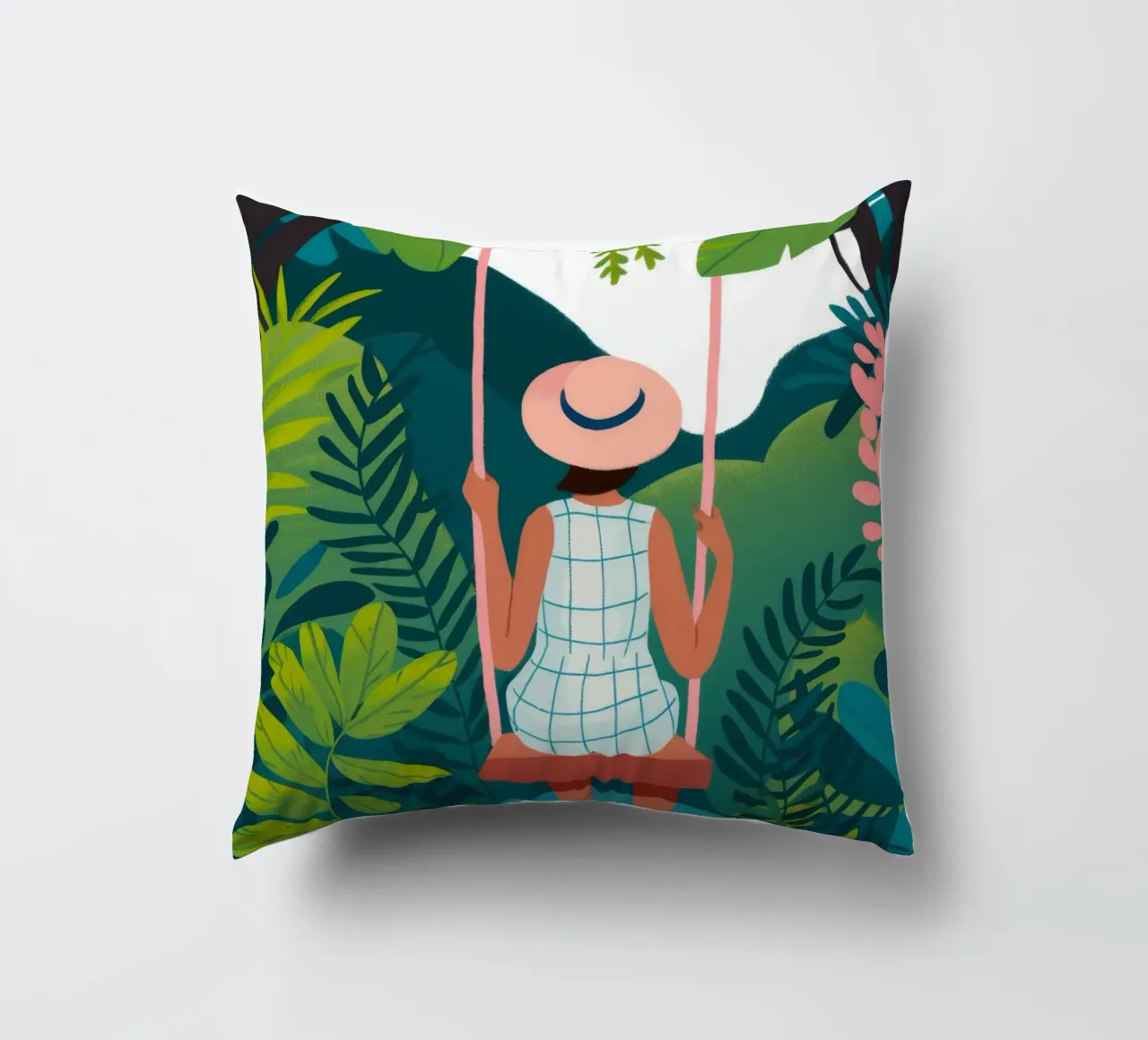 Jungle Swing Reverie cuscino da Fine Sanctuary