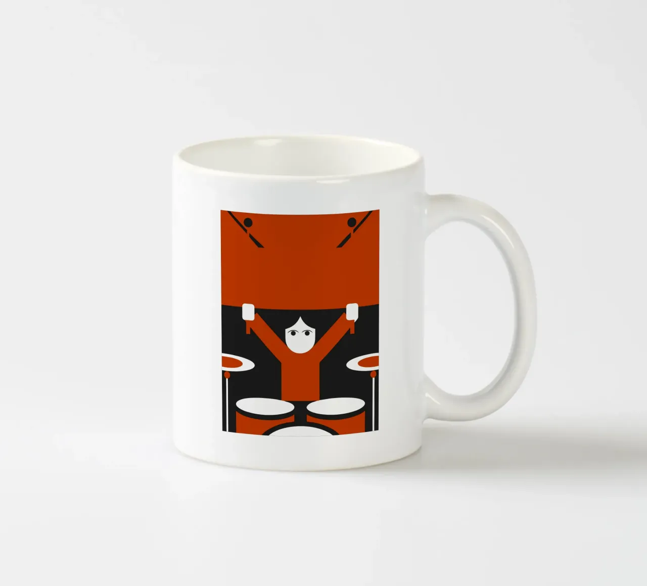 Batterista tazza in ceramica da LOOK DIFFERENT