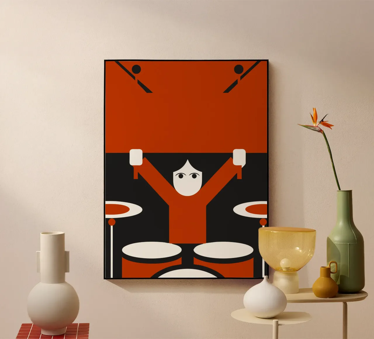 Batterista plexiglass da LOOK DIFFERENT