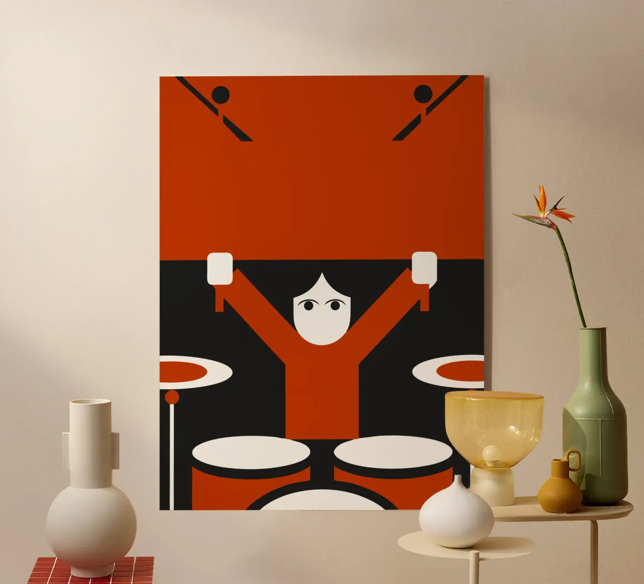 Batterista plexiglass da LOOK DIFFERENT