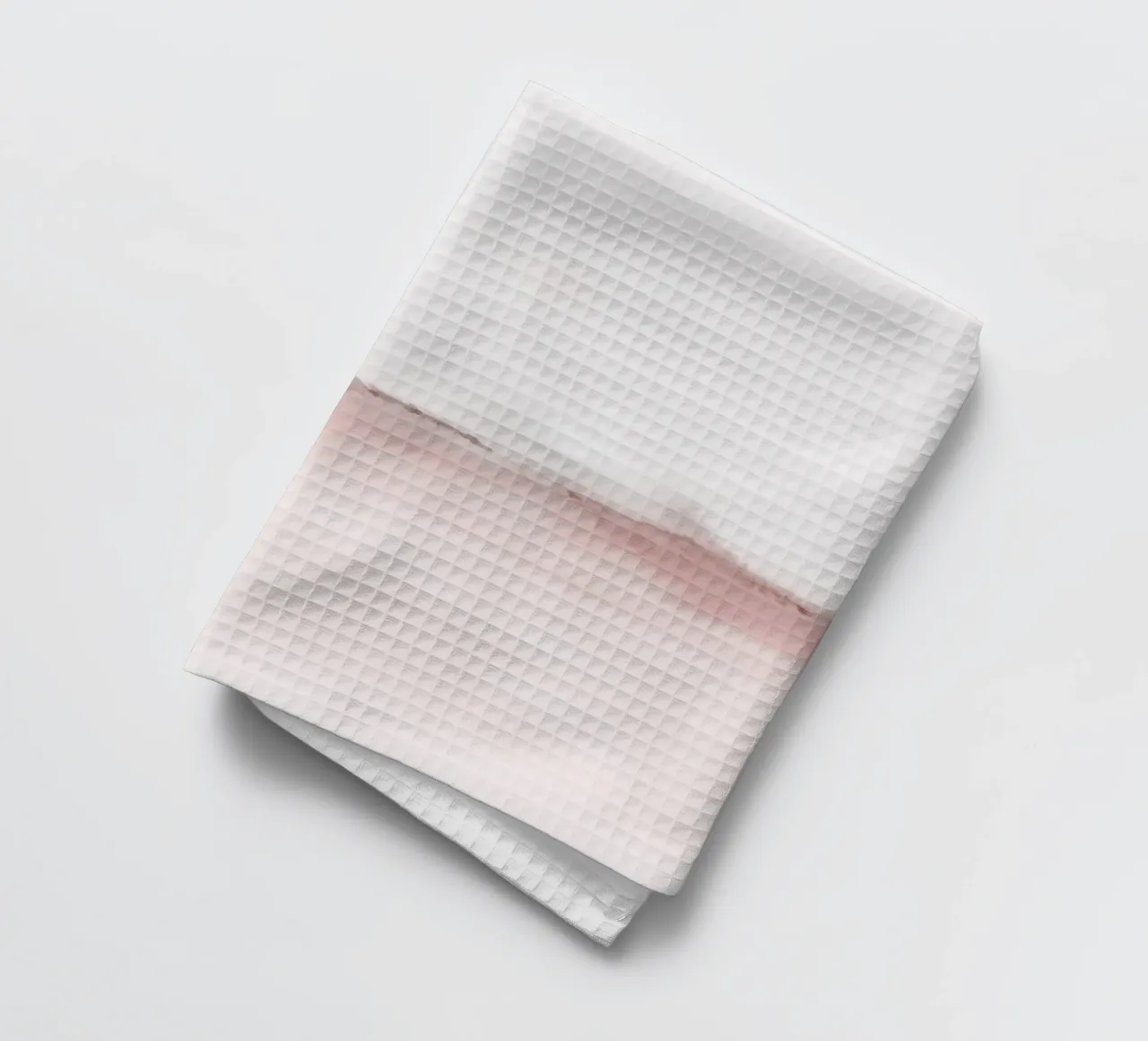 Paesaggio minimalista rosa e grigio canovaccio da cucina da NouveauPrints