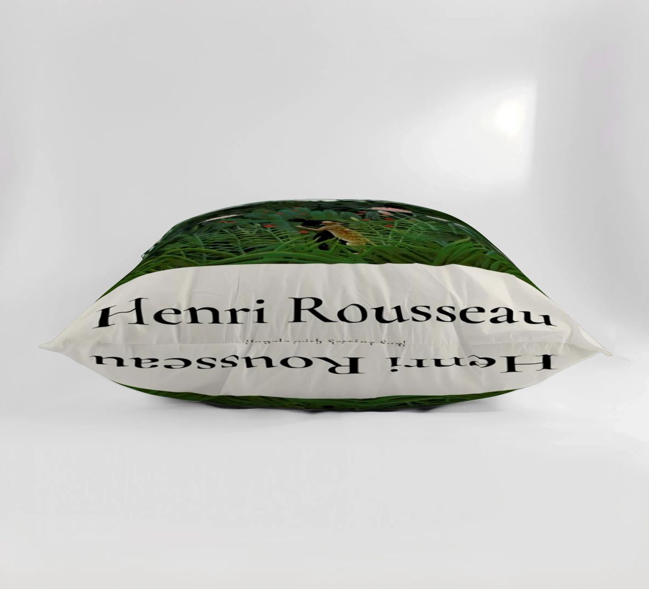 Rousseau - Jungle with Setting Sun decorative cushion by ARTOTHEK