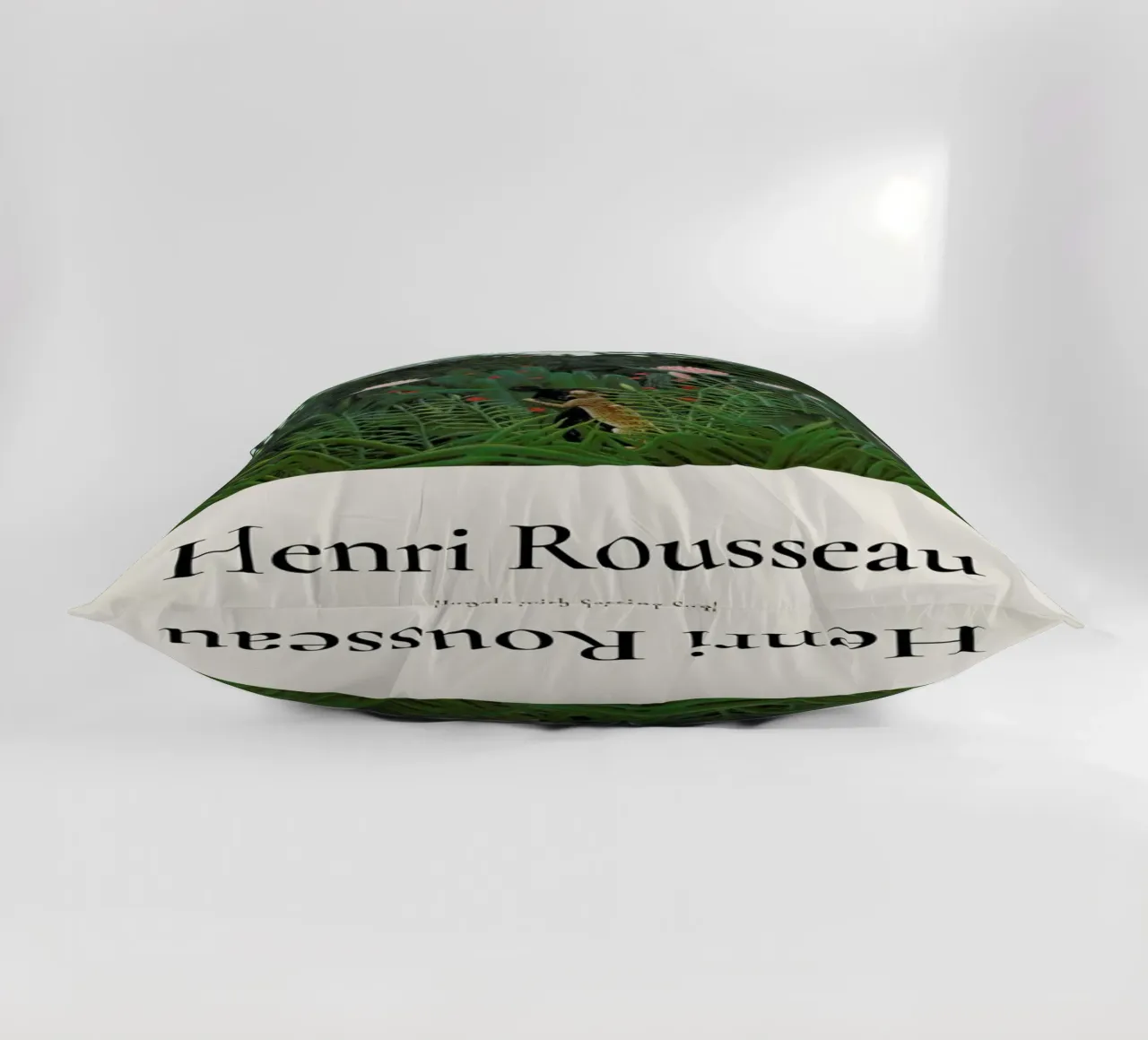 Rousseau - Jungle with Setting Sun cuscino da ARTOTHEK