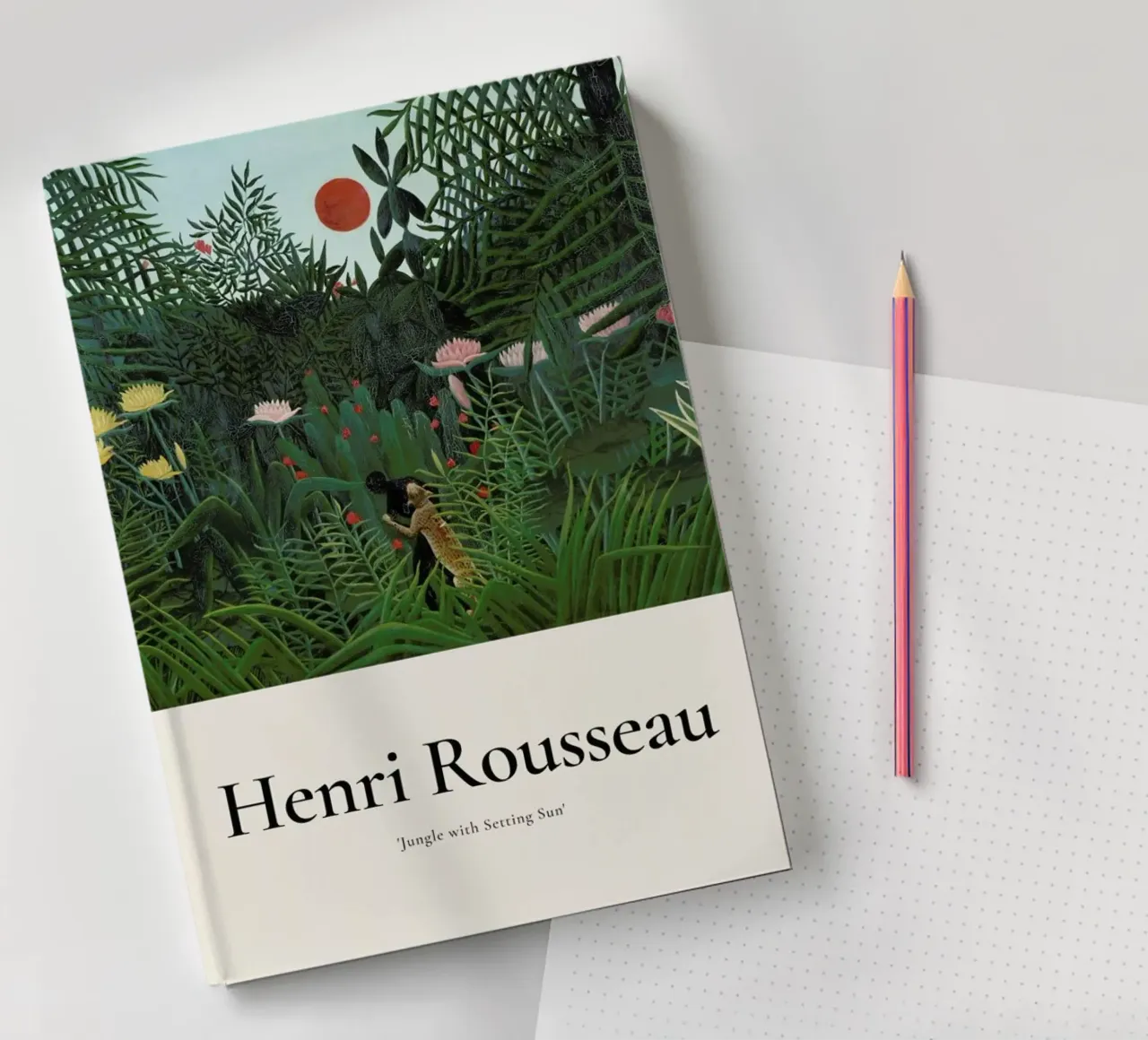 Rousseau - Jungle with Setting Sun carnet de notes de ARTOTHEK
