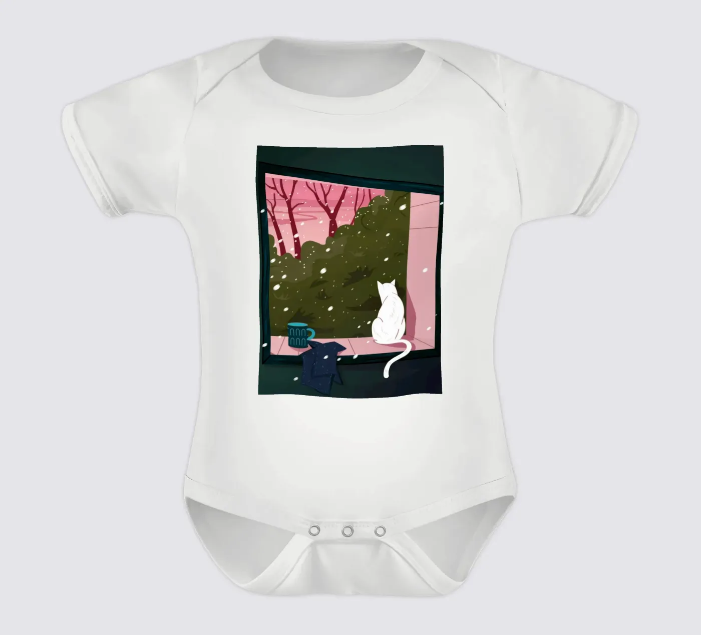 Fenêtre d'hiver Whimsy body bébé de Fine Sanctuary