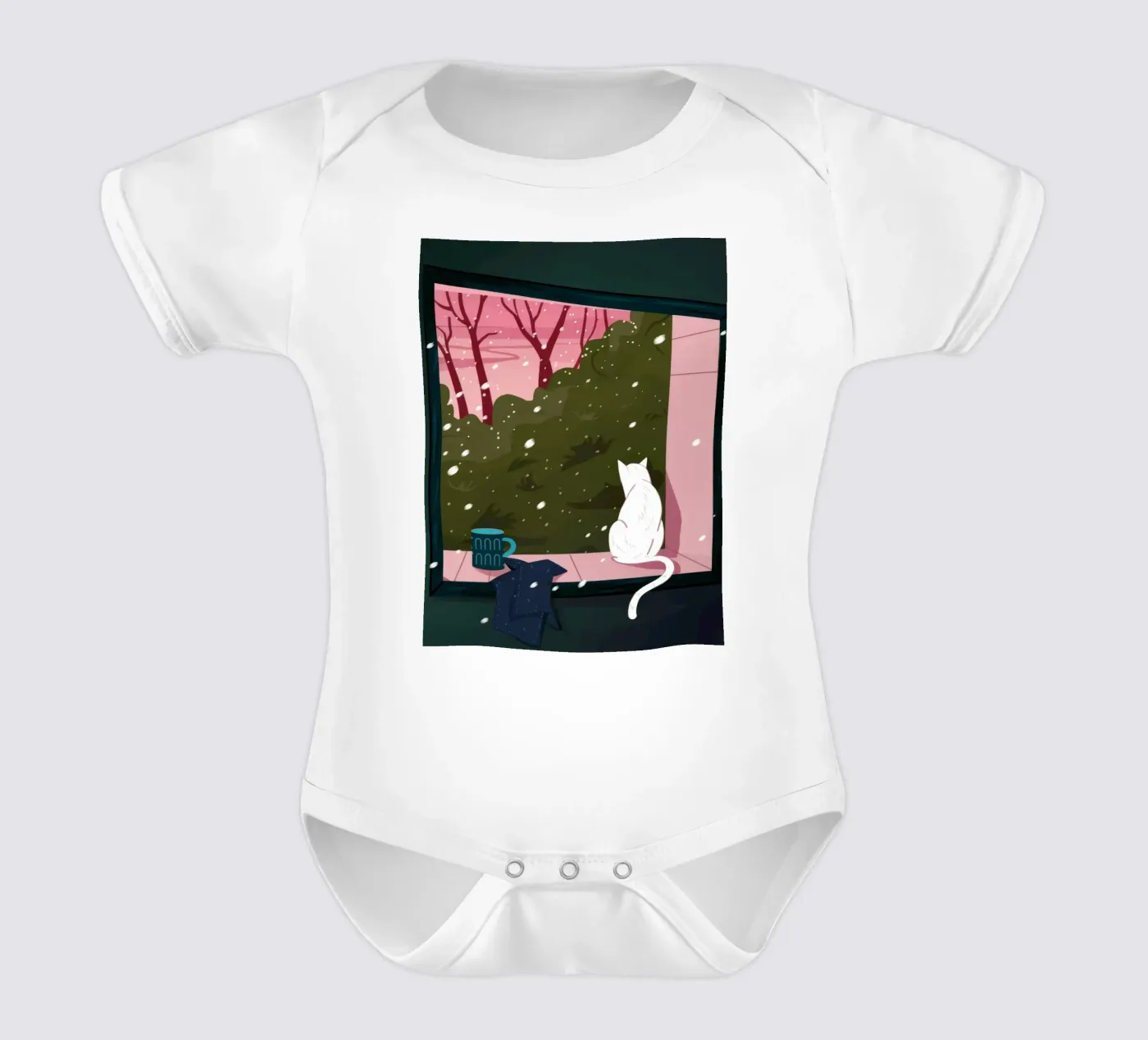 Fenêtre d'hiver Whimsy body bébé de Fine Sanctuary