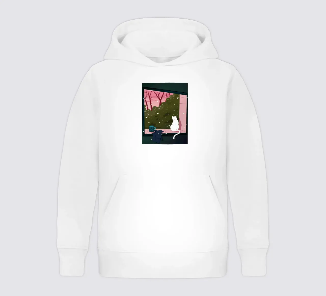 Winter Window Whimsy Kinder Hoodie von Fine Sanctuary
