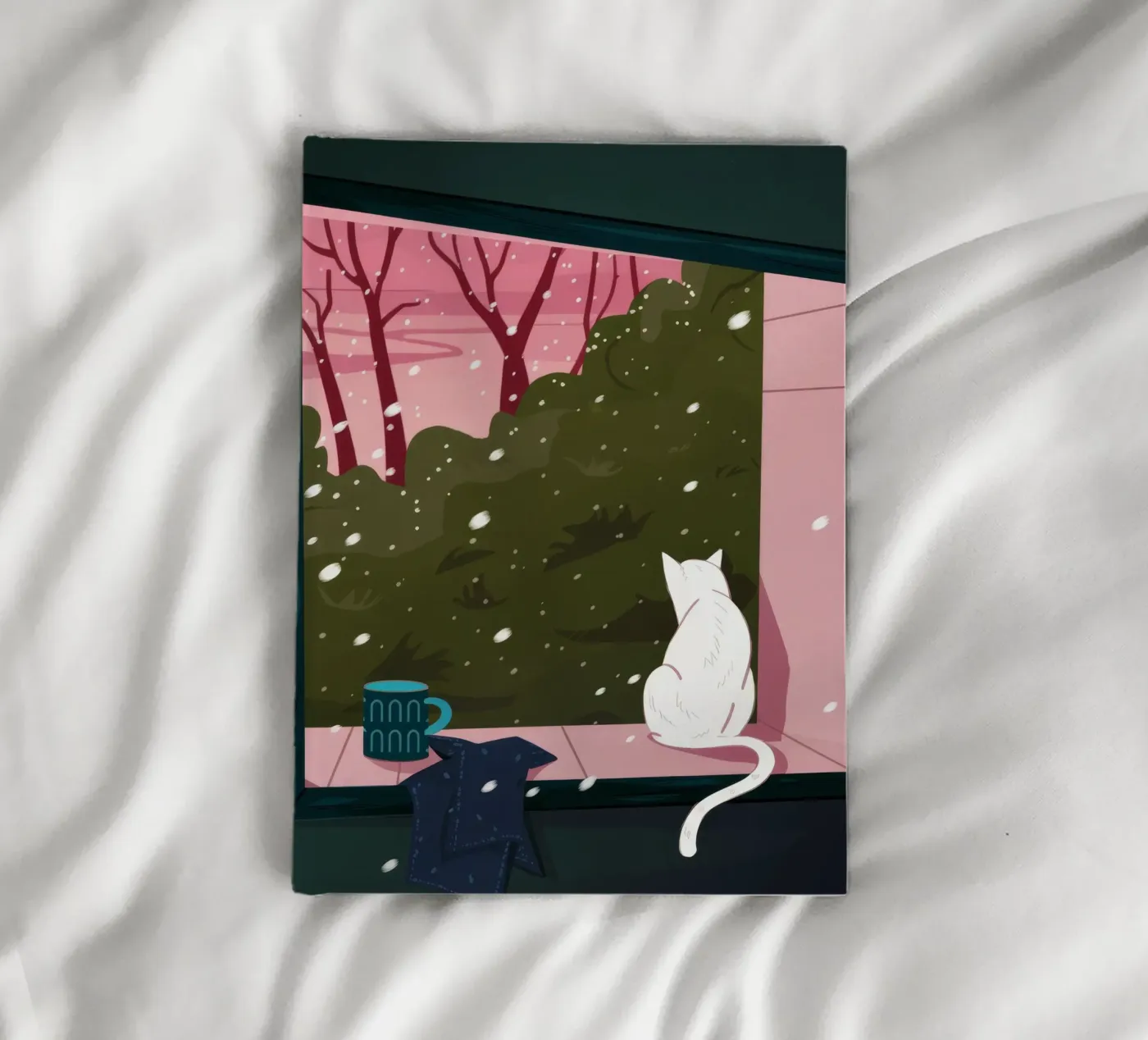 Winter Window Whimsy notebook by Fine Sanctuary
