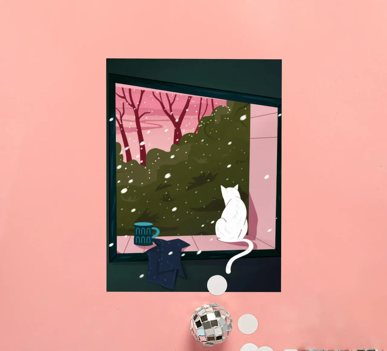Winter Window Whimsy sticker by Fine Sanctuary
