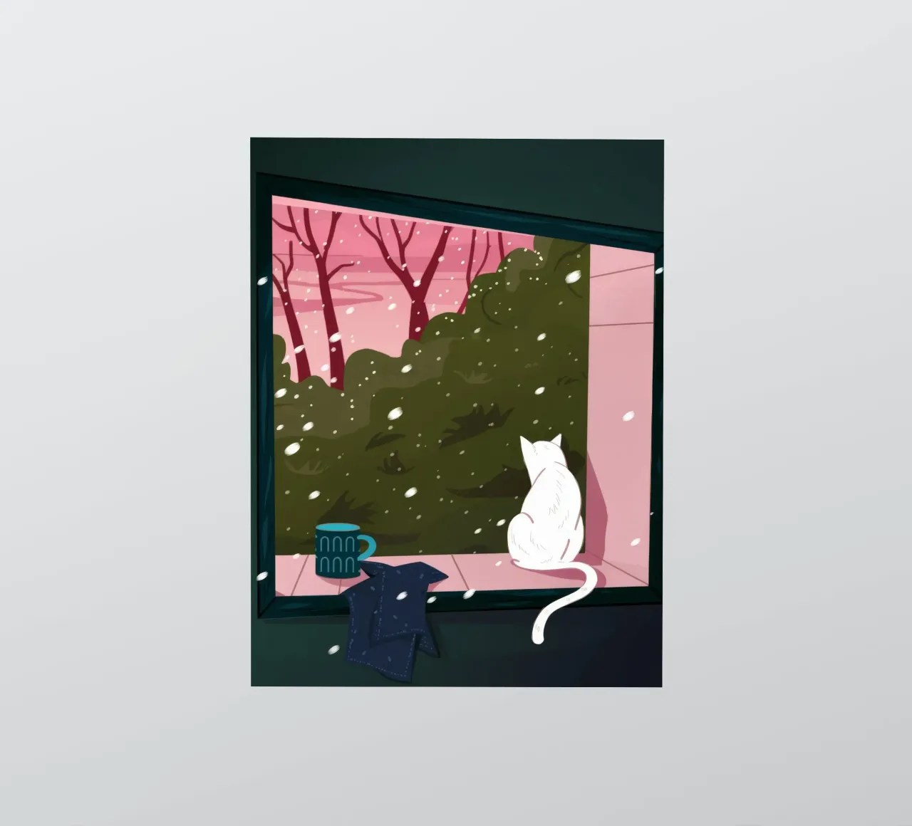 Winter Window Whimsy sticker by Fine Sanctuary