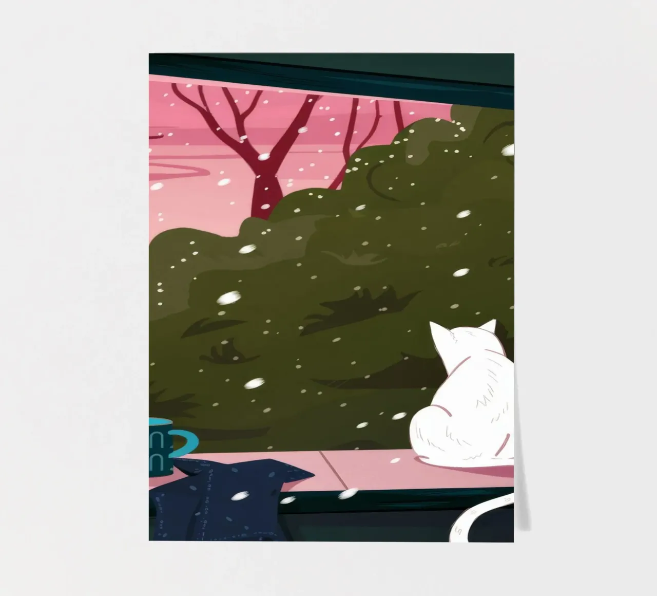 Winter Window Whimsy sticker sheet by Fine Sanctuary