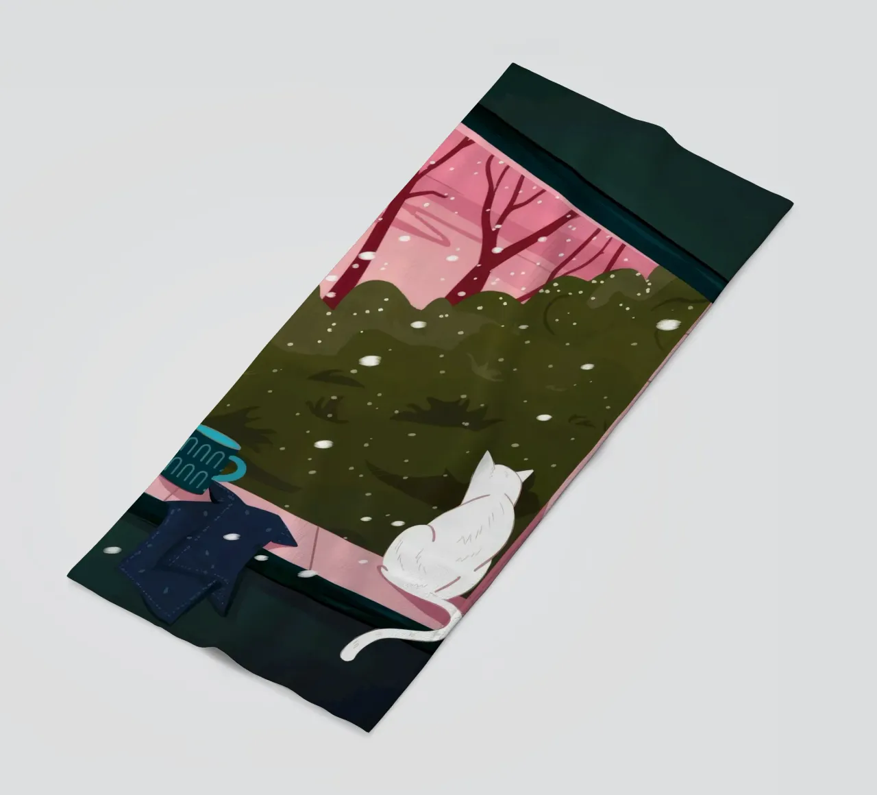 Winter Window Whimsy telo mare da Fine Sanctuary