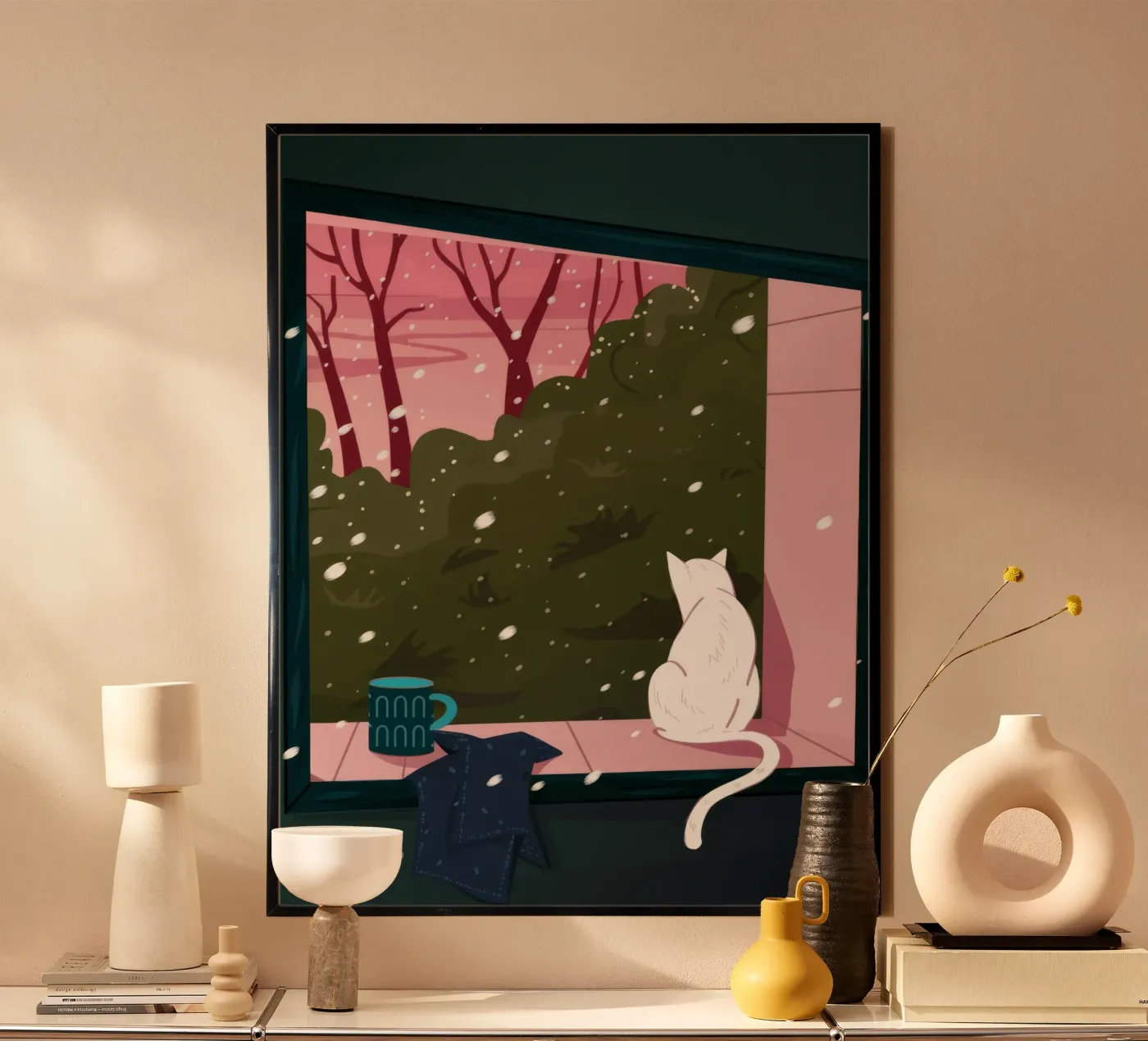 Winter Window Whimsy poster by Fine Sanctuary