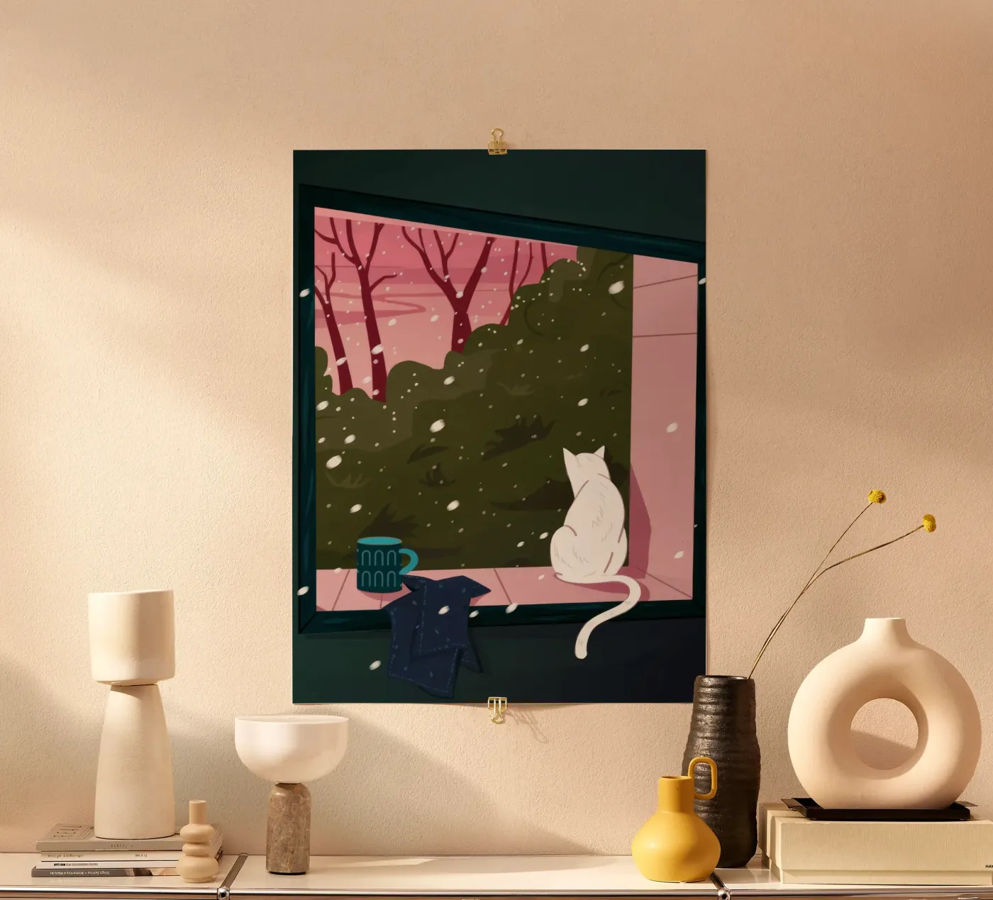 Winter Window Whimsy poster by Fine Sanctuary