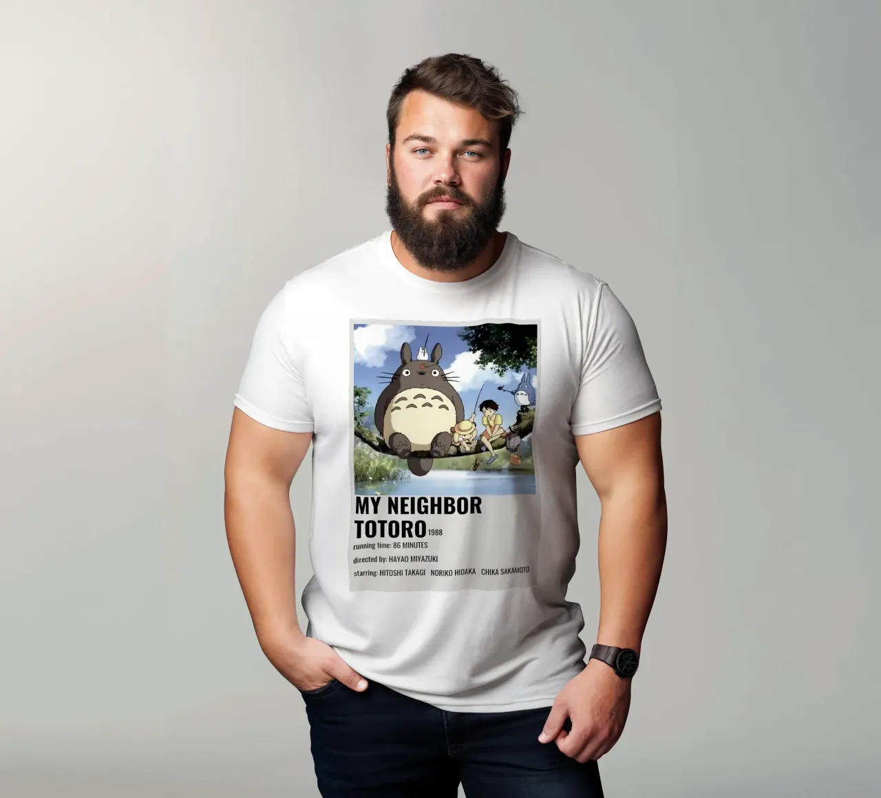 MY NEIGHBOR TOTORO 1988 t-shirt da Totoya