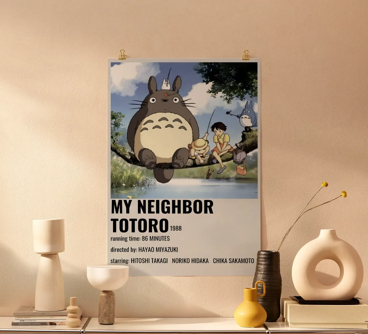 MY NEIGHBOR TOTORO 1988 carta hahnemühle da Totoya