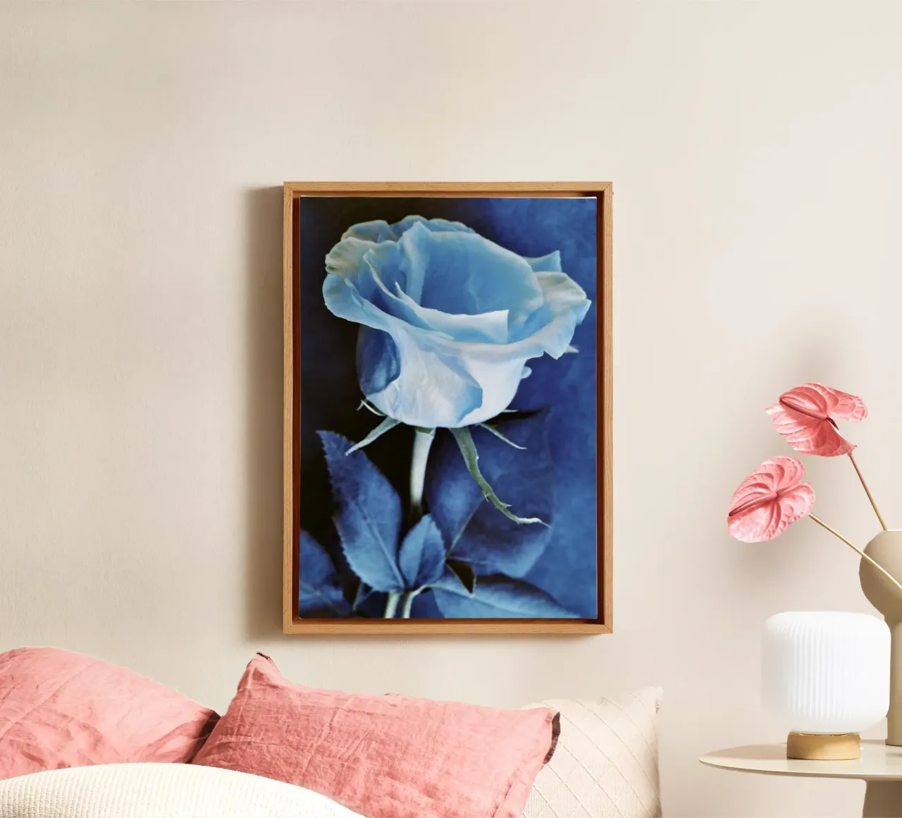 Cyanotype #1 canvas by rafael campezato