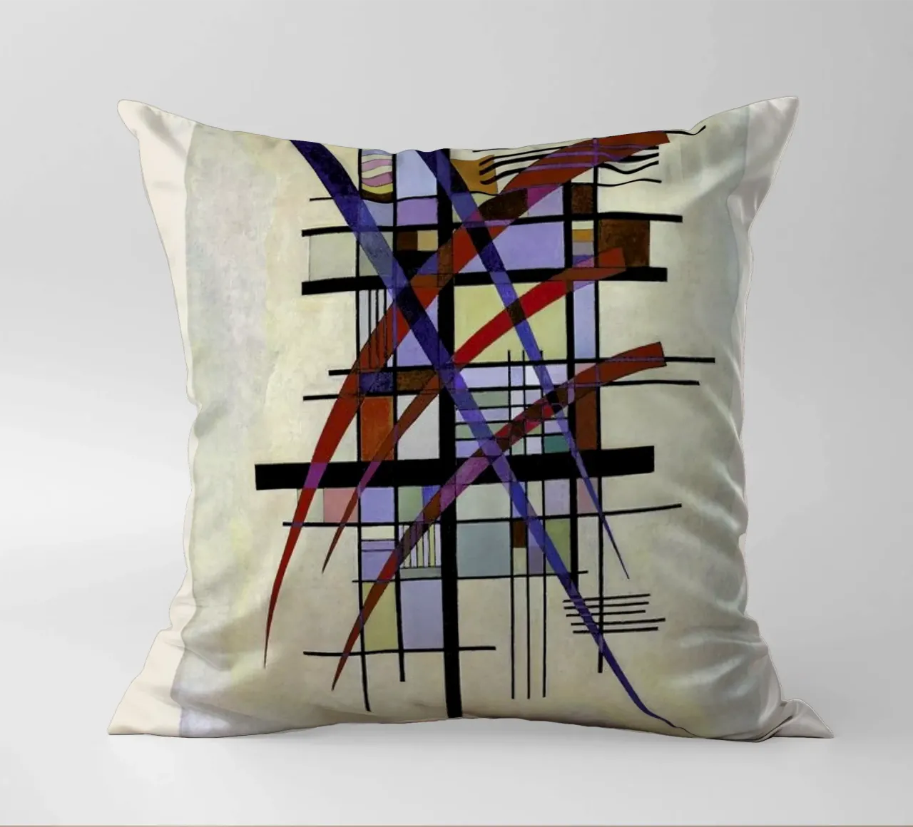 Kandinsky - Signs with Companionship cuscino da ARTOTHEK