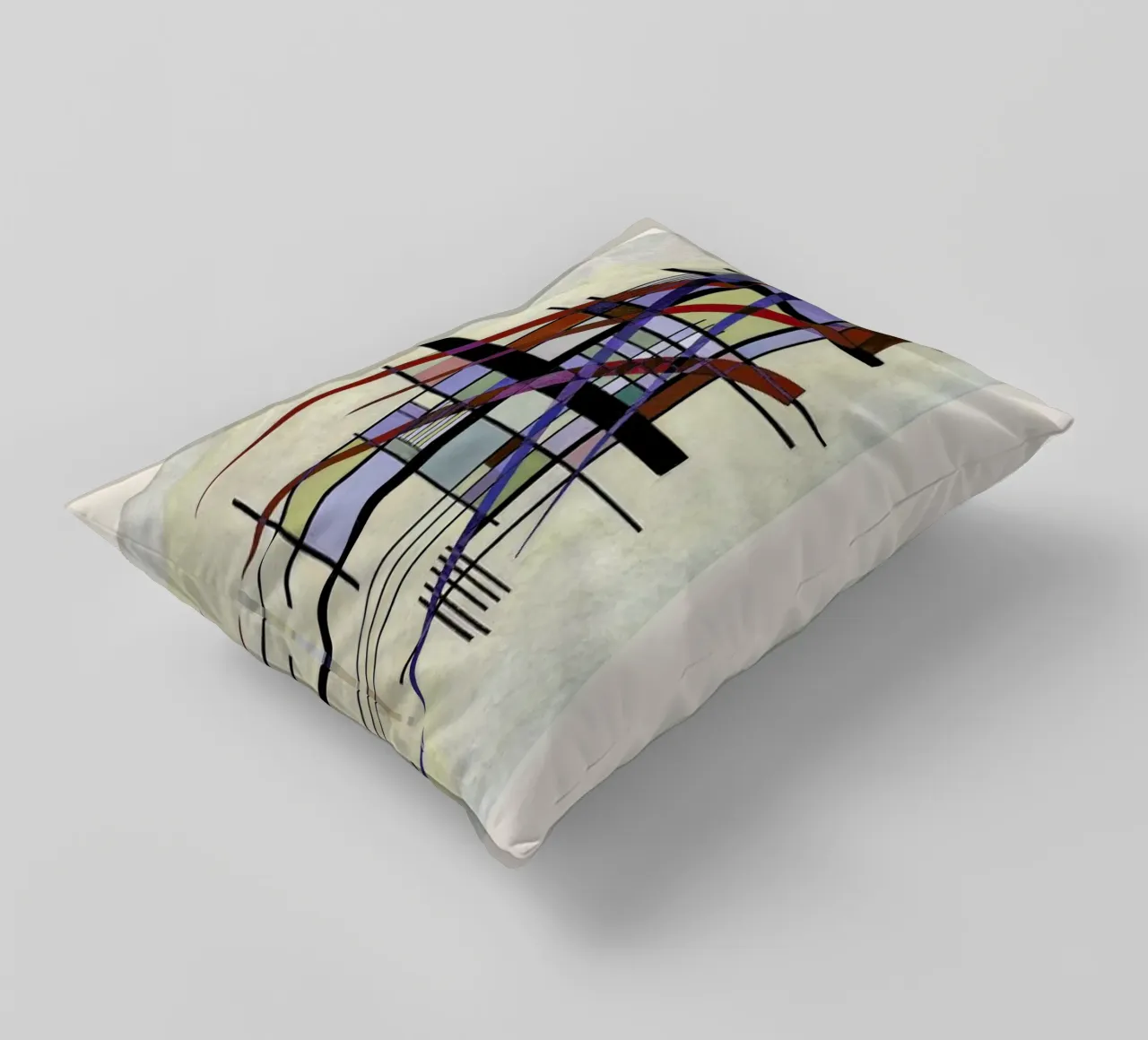 Kandinsky - Signs with Companionship cuscino da ARTOTHEK