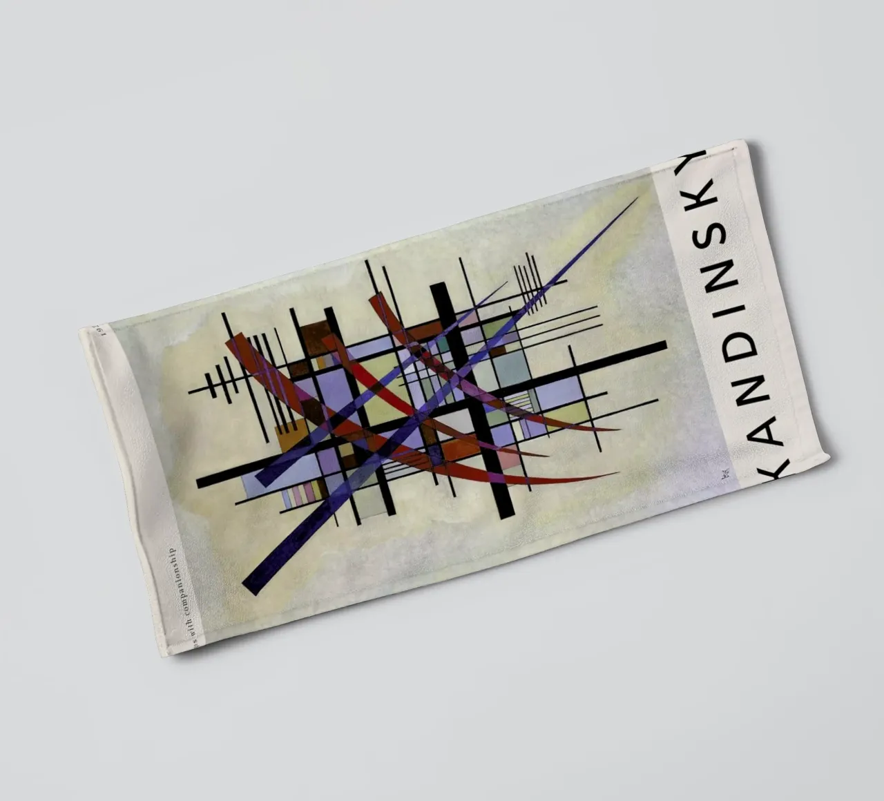 Kandinsky - Signs with Companionship asciugamano da bagno da ARTOTHEK