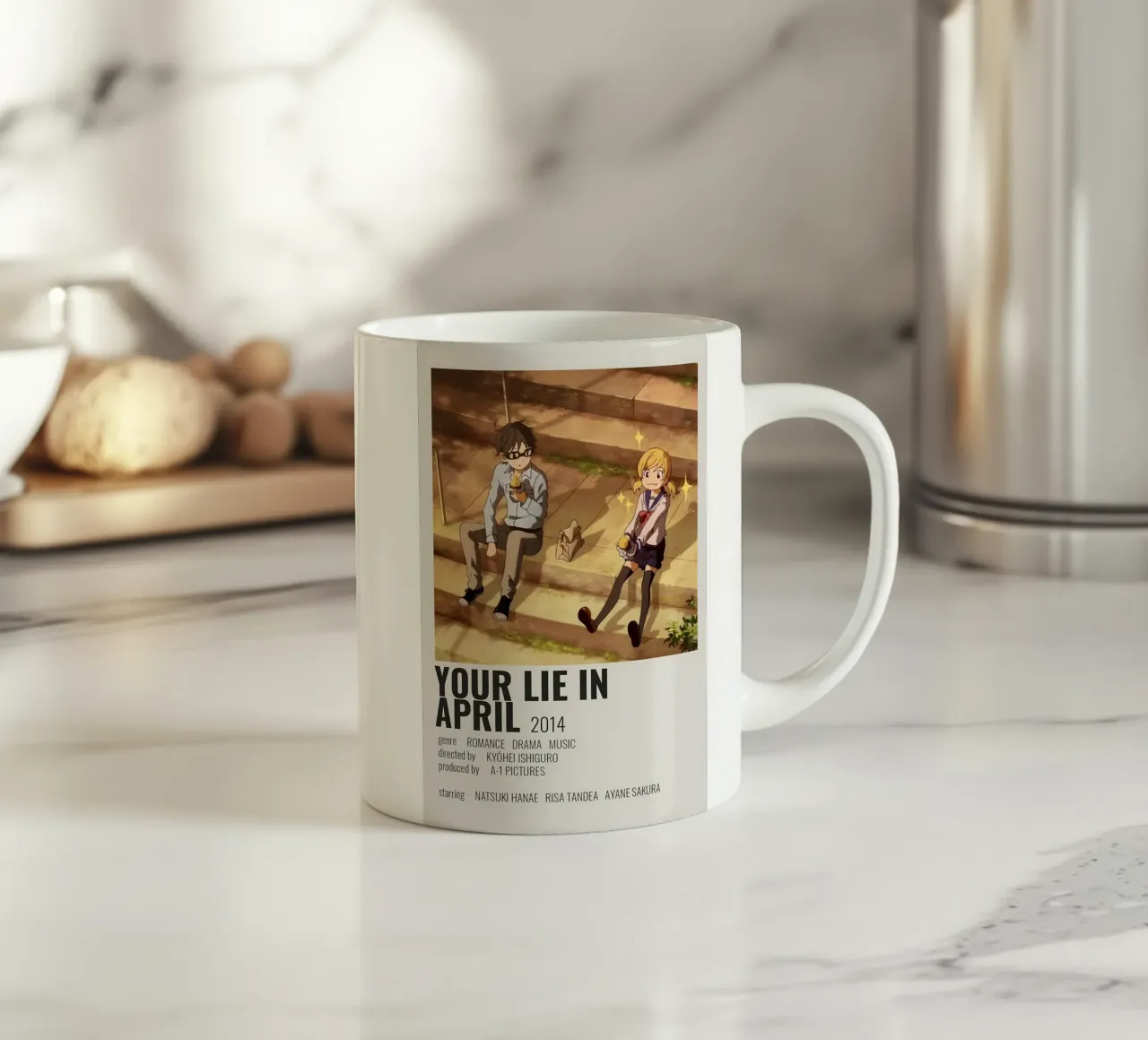 YOUR LIE IN APRIL 2014 tazza in ceramica da Totoya