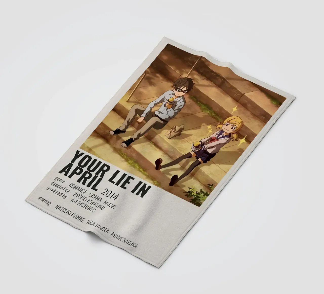 YOUR LIE IN APRIL 2014 coperta in pile da Totoya