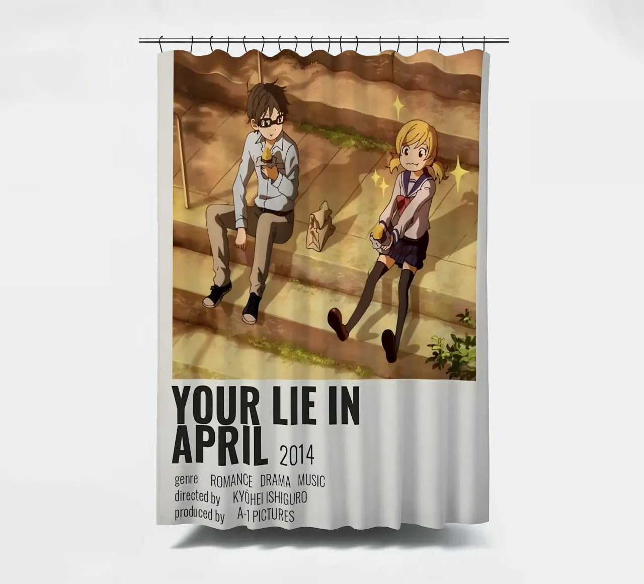 YOUR LIE IN APRIL 2014 tenda da doccia da Totoya