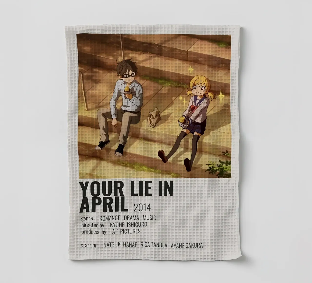 YOUR LIE IN APRIL 2014 canovaccio da cucina da Totoya