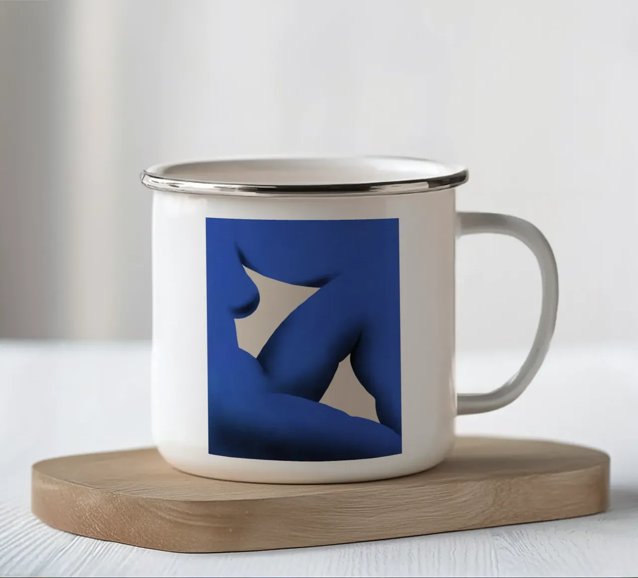 Posizione blu tazza in smalto da Little Dean