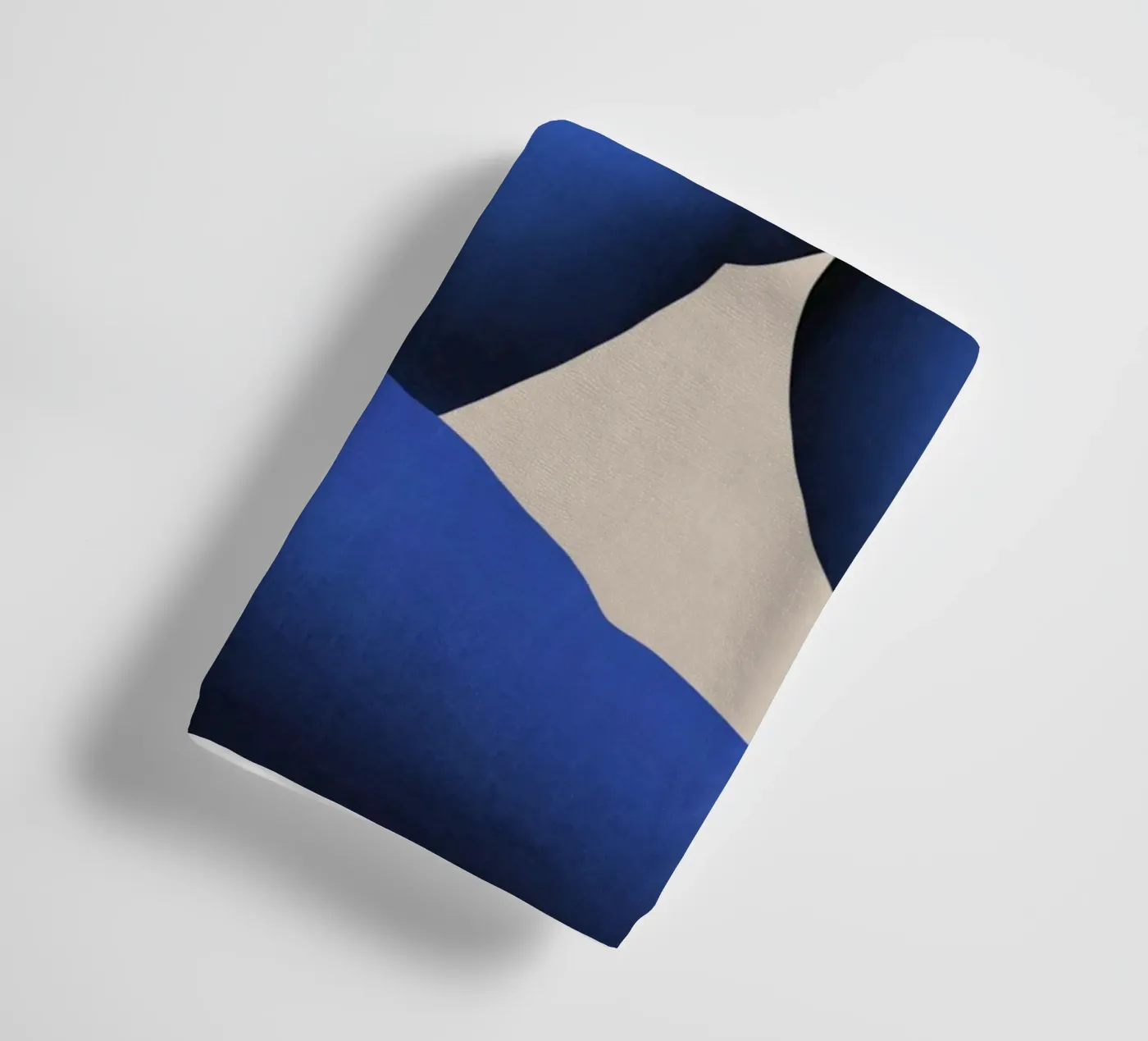 Positie blauw badhanddoek van Little Dean