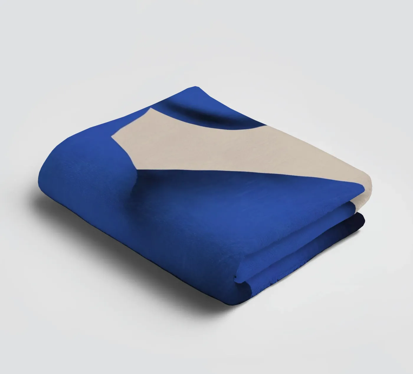Positie blauw badhanddoek van Little Dean