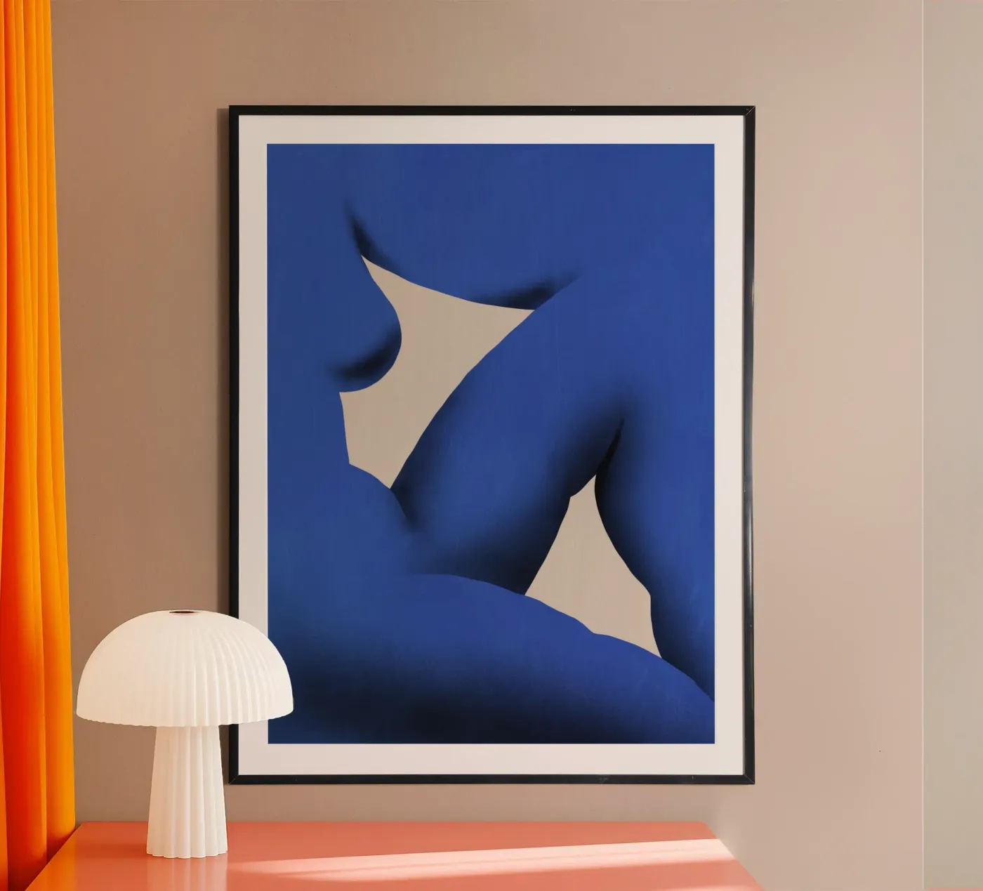 Position blau Poster von Little Dean