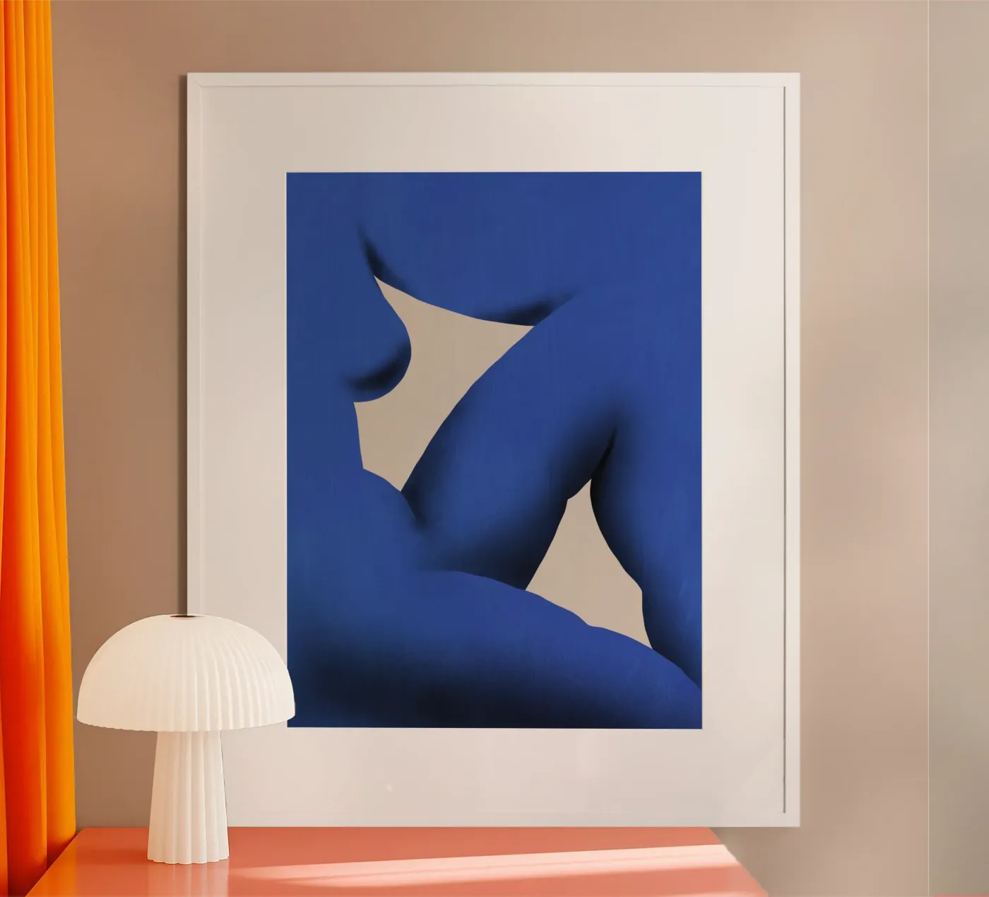 Position blau Poster von Little Dean