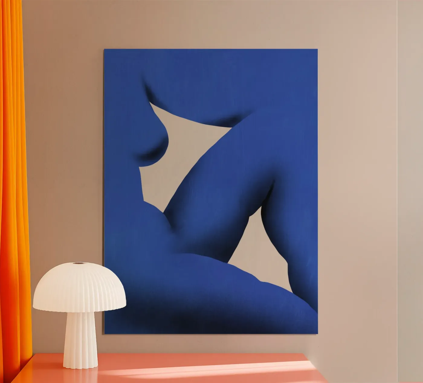 Position blau Poster von Little Dean