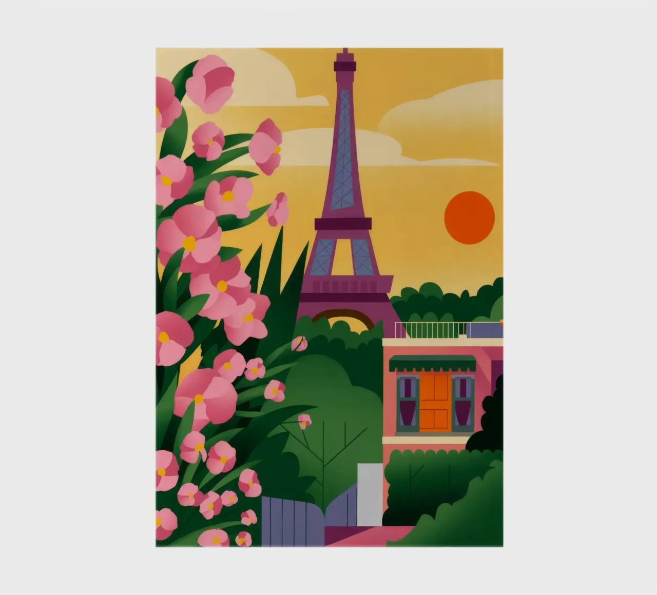 Tramonto della Torre Eiffel diario da Fine Sanctuary