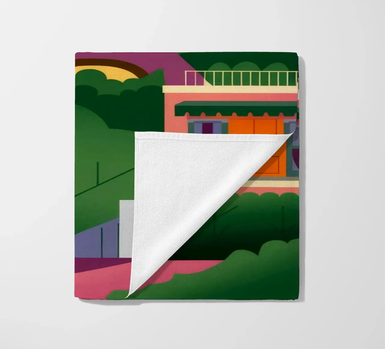 Tramonto della Torre Eiffel telo mare da Fine Sanctuary