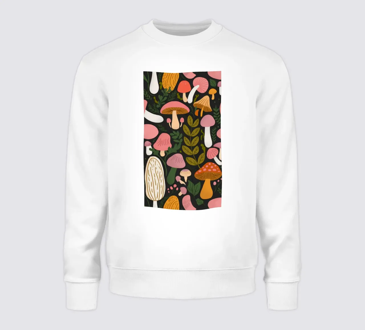 Mushroom Forest Fantasy sweatshirt by Fine Sanctuary